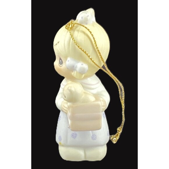 1979 Precious Moments E-3120 " To Thee With Love " Jonathan & David Hourglass - Picture 2 of 6